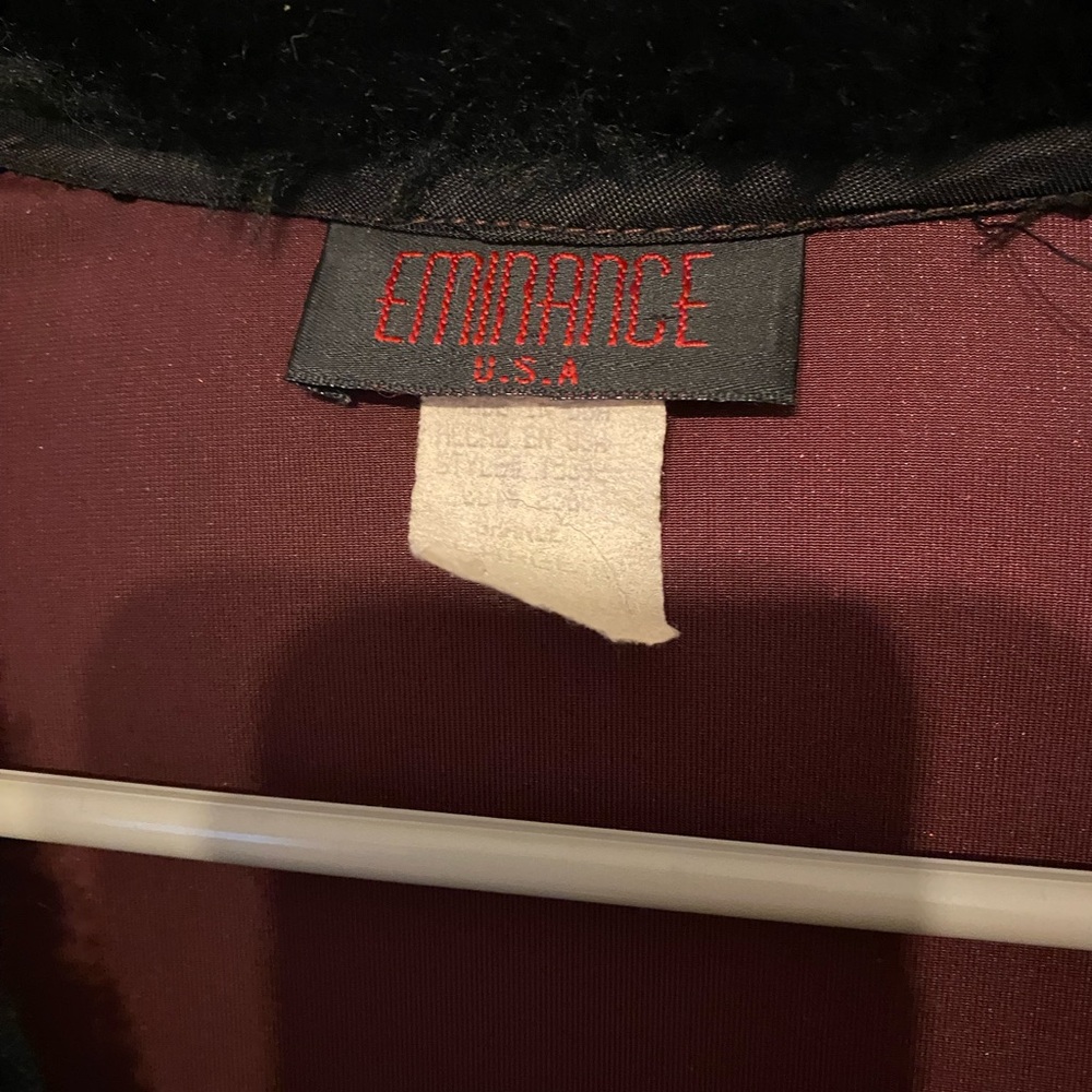 Fur trim velvet jacket - Picture 2 of 2